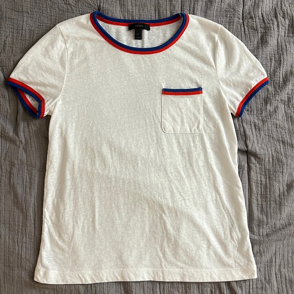 J Crew women’s pocket tee size s